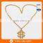 Fashion design party shimmering dollar sigh necklace