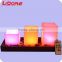 LIDORE new products decorative remote control color flameless led wax candle