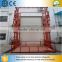 Guide hydraulic lift platform warehouse crane