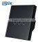 UK 3 gang toughened glass panel high tech light switches