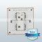 hot sale brushed champagne 1 gang 2 way hotel wall switch