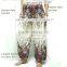 oriental fisherman thai style HIPPIE boho pants yoga pants harem pants elephant print pants