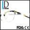 High Quality Scratch Proof Striped Acetate Half Frame Eyeglasses With Blinds