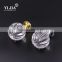 contemporary gold finish pumpkin crystal glass knobs and pulls for dresser