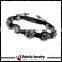 Shamballa Bead Men Skull Bracelet