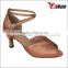 hand made shoes with colored satin upper for ballroom/party dancing shoes with high-heel for adult women