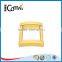 Handbag zinc alloy gold rectangle metal ring for purse