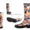 Western Colourful and Cheap Rubber Ladies Rain Boots for Women