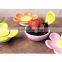 Good Quality Colorful Flower Petals Beautiful Fruit Fork Set Plastic Fork