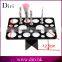 Round shape Wholesale 14 Holes Makeup Brush Drying acylic Rack
