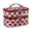 European and American Style Polka Dot Double layers Cosmetic Bag Storage bag