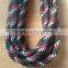 High Quality Static Polyester Double Braid Ropes Safety Belt 12mm