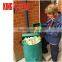 116Gallon plastic compost bag with open lid