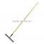 14 teeth carbon steel bow rake talon rake farm rake with fiberglass handle and antislip handle