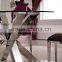 TH383 2017 Hot Sale stainless steel dining table and chair set