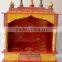 Beautifully Hand Painted Wooden Temple With 1 Drawer