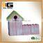 Cute house shaped wooden flower pots