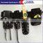 Construction tool belt with four tool pouches set