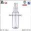 50ml 75ml 100ml plastic bottle with spray plastic bottle clear plastic bottle with spray