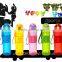 OEM stock factory wholesale Different color refillable bpa free round PCTG sport 420ml 600nl sport bottle plastic water bottle