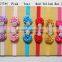 2016 New Style Newborn Baby Rhinestone Elastic Satin Fabric Flower Headband for Girls