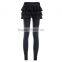 Hot Selling Red Blue Black False Two-piece Pant Legging with skirt Women's Fashion Leggings With Mini Skirts