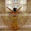 Yifusha leopard printed isis wings for belly dance