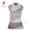 ladies OEM hockey wear ,quick dry golf shirt with skort , tennis wear