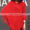 fashion winter wholesale knitted women poncho sweater/BianFuShan tassel sweater