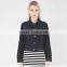 China clothing manufacturer button down women slim fit black women denim jacket