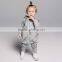 Stylish hippie clothes baby zebra pattern hooded harem romper