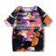 2017 Summer men's irregular camouflage prints version T-shirt