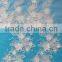 Customized professional lace tulle 3d multi color dress fabric