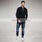 Wholesale casual jacket black slim ployester jacket for men