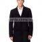 2014 Cheap Price High Fashion Classical Design Black Lapel Slim Fit Mens Cashmere Men Coat