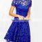 latest girls ladies transparent vintage lace flower dress