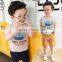 S17369A children cotton t shirt kids Clothing Boy Printing T shirt