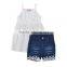 Wholesale 2T-6T 2 pieces baby girl clothing set