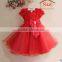 2017 Girl summer short sleeve princess skirt children's dress show yarn dress skirt dress wedding dress