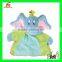 D322 EN71 custom stuffed plush elephant baby cute animal blanket