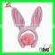 Plush Fluffy Bunny Rabbit Ears Headband Costume accessory Halloween Dress Up