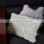 YR942 100% hand knitted lamb fur cushion cover