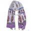 2017 Spring Summer Latest Scarf Designs Floral Scarf