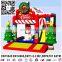 New design Inflatable Christmas Santa Claus Bouncer Combo , Bounce Castle Combo Party Rentals