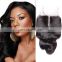 Free Parting Human Hair Closure Piece Hot Sale Top Quality Cheap Silk Base Closure With Baby Hair