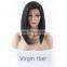 Wig natural hair short brazilian hair full lace wig