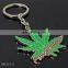 Custom cheap promotional zinc alloy keychain trinket with logo of many colors