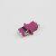 LC OM4 DX ADAPTER WITH EAR AND RING RED PURPLE
