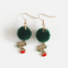 earring  christmas style