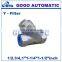 free shipping High quality DN15 -DN50 1/2" -2inch "BSP Female Thread 304 Stainless Steel Inline Y type Filter Strainer 229 PSI